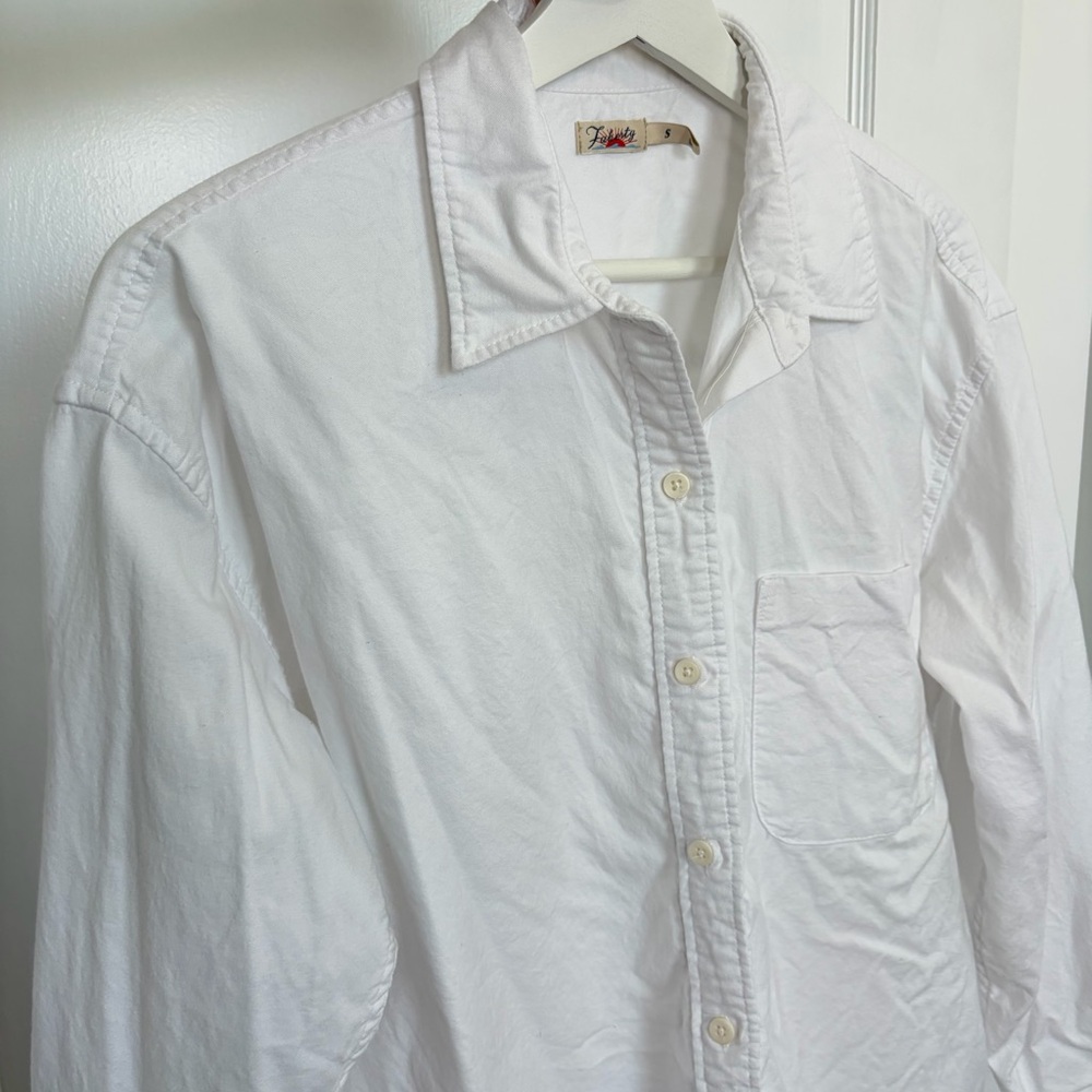 Faherty Stretch Oxford Relaxed Organic Cotton Shirt - Picture 12 of 16